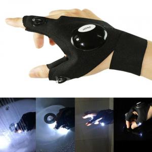 Luz futurista de guantes para dedos para múltiples usos