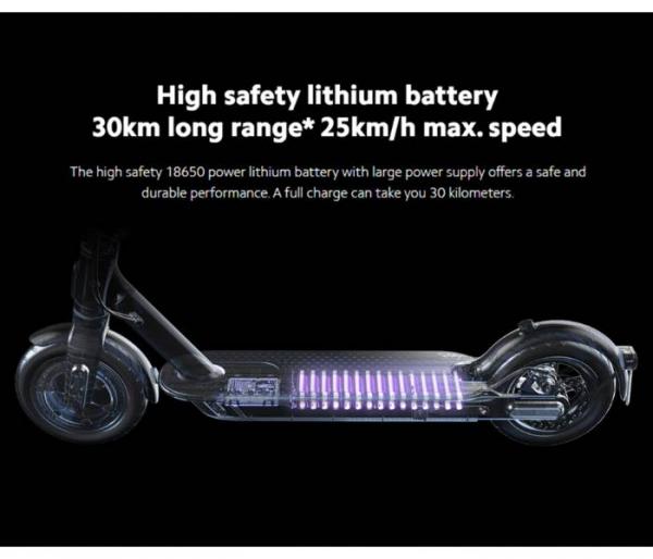 Scooter Electrico Xiaomi MI 1S batería de litio de potencia