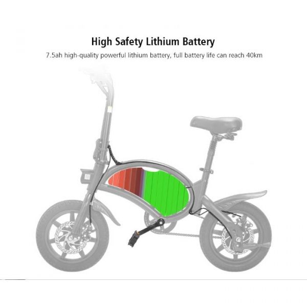 bicicleta eléctrica con cabezales fuertes conectados por una aplicación inteligente