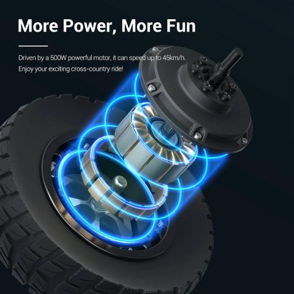 scooter eléctrico plegable con un potente motor