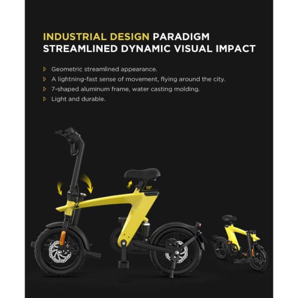 mini bicicleta eléctrica con diseño moderno
