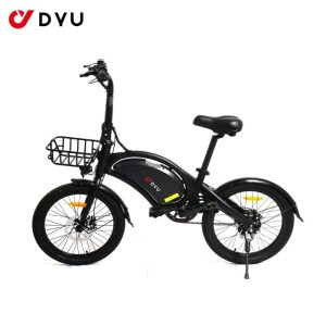 bicicleta eléctrica barata en color negro que es fácil de manejar