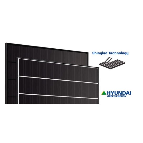 módulo solar de alta eficiencia con tecnología shingled
