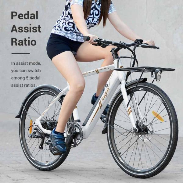 bicicleta electrica barata con 5 niveles de pedales