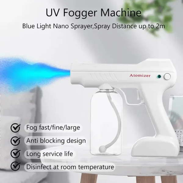 spray portátil con máquina de nebulizador UV