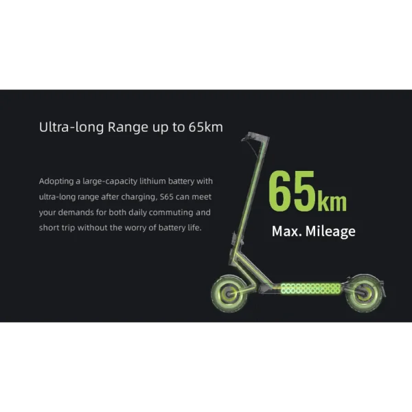 scooter eléctrico de alta calidad con batería de alta capacidad