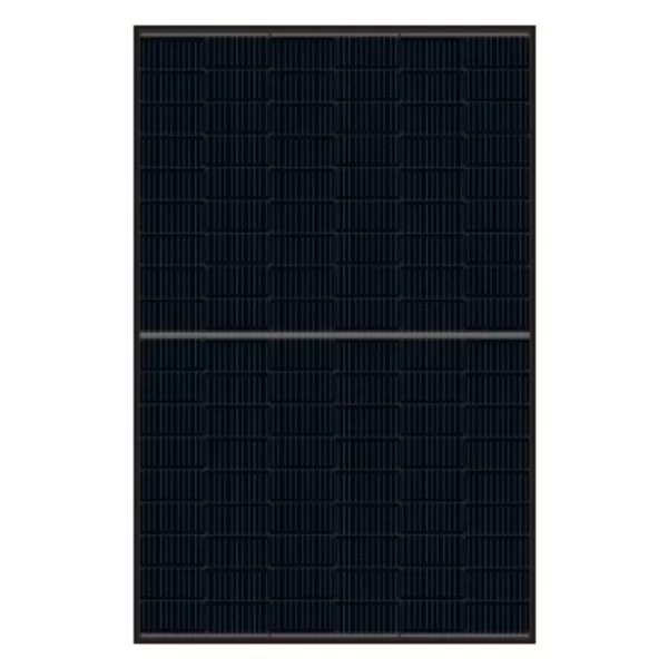 módulo solar de marco negro de alta eficiencia adecuado para todo tipo de techos