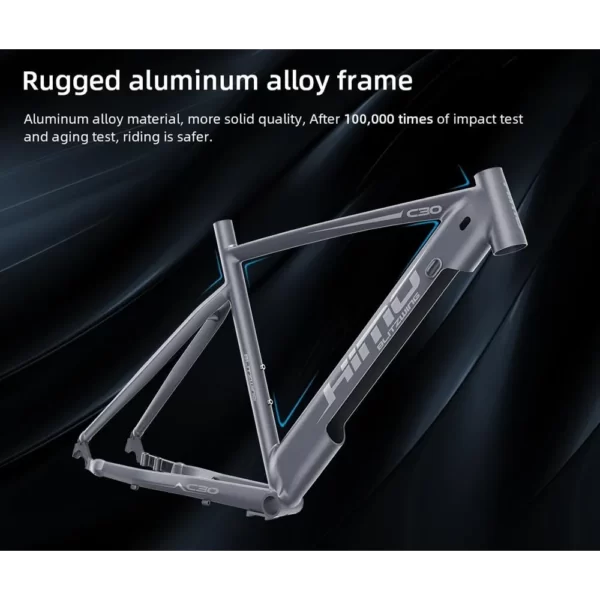 Bastidor de aleación de aluminio ligero y resistente.