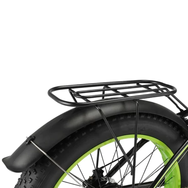 Bicicleta eléctrica que proporciona un mejor agarre en superficies sueltas.
