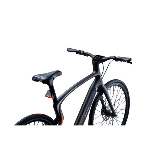 Una bicicleta eléctrica de fibra de carbono premiada