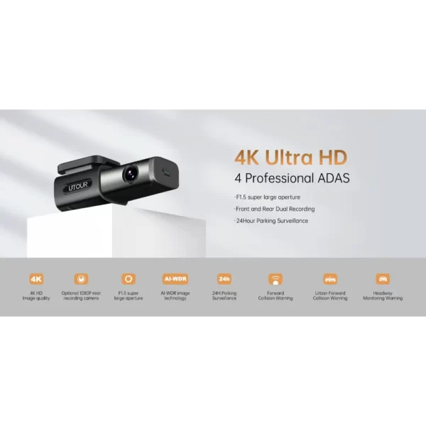 ADAS with 4K Ultra HD image processing camera