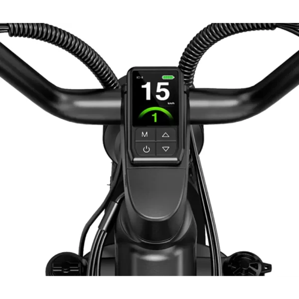 bicicleta eléctrica con pantalla multifuncional