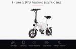 DYU D1 Bicicleta Εléctrica Ιnteligente - Imagen 13