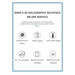 Giwox Mochila con Ventilador de Holograma 3D - Imagen 8