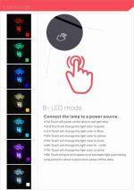 Corazones y Globos - Lámpara holográfica con iluminación óptica 3D - Imagen 17