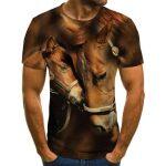 Camiseta Casual Estampada en 3D (Animales) - Imagen 10