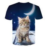 Camiseta Casual Estampada en 3D (Animales) - Imagen 6