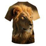 Camiseta Casual Estampada en 3D (Animales) - Imagen 8