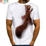 Camiseta Casual Estampada en 3D (Animales) - Imagen 7