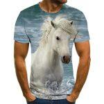 Camiseta Casual Estampada en 3D (Animales) - Imagen 5