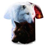 Camiseta Casual Estampada en 3D (Animales) - Imagen 4