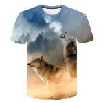 Camiseta Casual Estampada en 3D (Animales) - Imagen 12