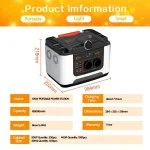 Estación de Energía Portátil con Batería de Litio (500W-1000W) - Imagen 6