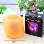 Vela Electrónica LED de Colores con Sensor de Sonido