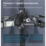 ADO A16 XE Bicicleta Eléctrica Plegable sin Acelerador - Imagen 10