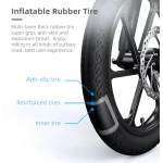 ADO A16 XE Bicicleta Eléctrica Plegable sin Acelerador - Imagen 8