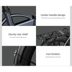 ADO A20 XE Bicicleta Eléctrica Plegable sin Acelerador - Imagen 14