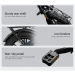 ADO A20F+ Bicicleta Eléctrica Plegable Sin Acelerador - Imagen 14