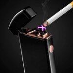 Encendedor de Plasma de Doble Arco Cargado por Cable USB - Imagen 3