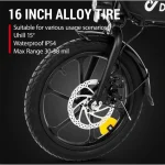 DYU A1F Pro Bicicleta Eléctrica Plegable - Imagen 4