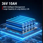 DYU D16 Bicicleta Eléctrica Plegable Inteligente - Imagen 6