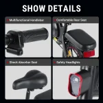 DYU D16 Bicicleta Eléctrica Plegable Inteligente - Imagen 9