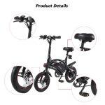 DYU D3 Bicicleta Εléctrica Ιnteligente - Imagen 3