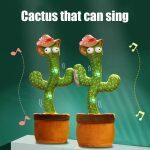 Felpa Cactus - Juego Electrónico que Baila y Canta - Imagen 2
