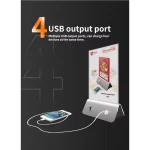 Porta Menú Vertical con Luz LED y Estación de Energía - Imagen 2