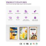 Señalización Digital Para Arte con Marco de Madera - Imagen 3