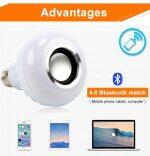 Meel 12W RGB Dimmable Lámpara de Música Inteligente con control remoto - Imagen 2