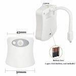 Luz Nocturna de 8 Colores para Inodoro con Sensor de Movimiento Humano - Imagen 8