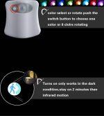 Luz Nocturna de 8 Colores para Inodoro con Sensor de Movimiento Humano - Imagen 7