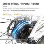 Eleglide CityCrosser Bicicleta Urbana Eléctrica con Neumáticos Gruesos de 27,5 Pulgadas - Imagen 12