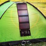 Floureon Panel Solar Plegable con 3 Puertos USB - Imagen 3