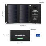 Floureon Panel Solar Plegable con 3 Puertos USB - Imagen 10