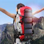 Floureon Panel Solar Plegable con 3 Puertos USB - Imagen 2