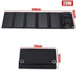 Panel Solar Plegable con Regulador de Voltaje Inteligente - Imagen 10