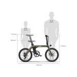 FIIDO D21 Bicicleta Eléctrica Plegable con Sensor de Par - Imagen 5