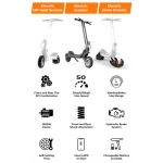 G63 Scooter de Nieve Eléctrico Convertible con un Motor de 1500 Vatios - Imagen 2